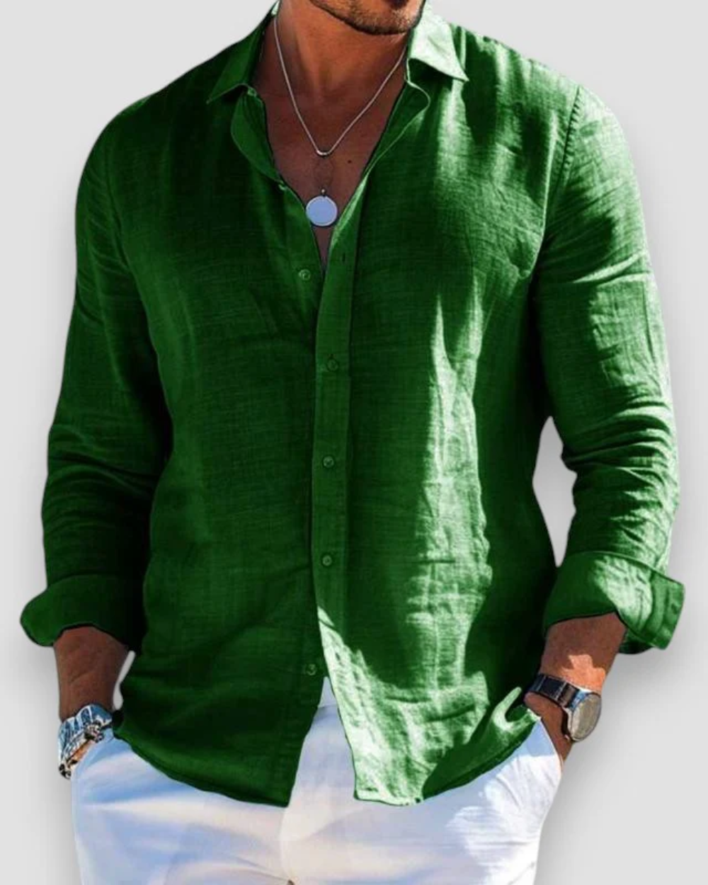 Nathan | Lightweight Casual Button-Up