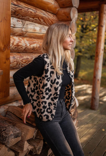 Savannah | Leopard Print Vest