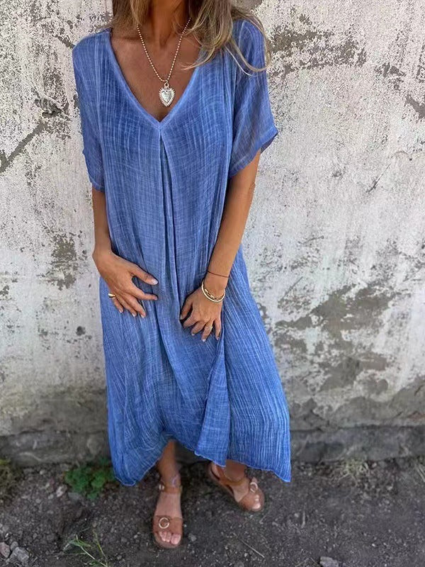 Lila | Flowy V-Neck Dress